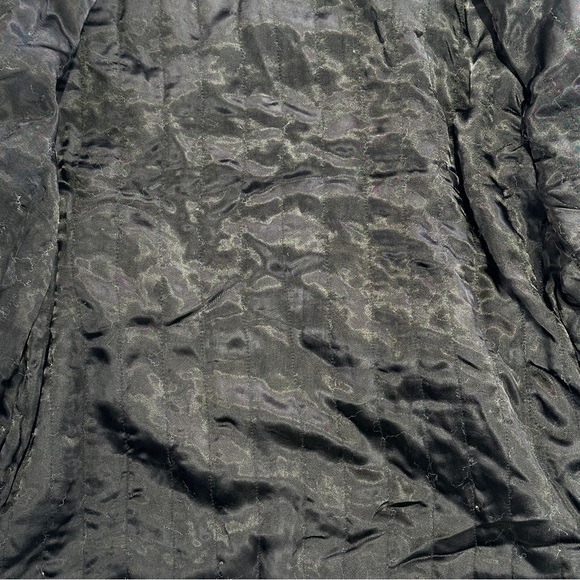 J Crew women leather jacket everyday black large - Picture 6 of 12